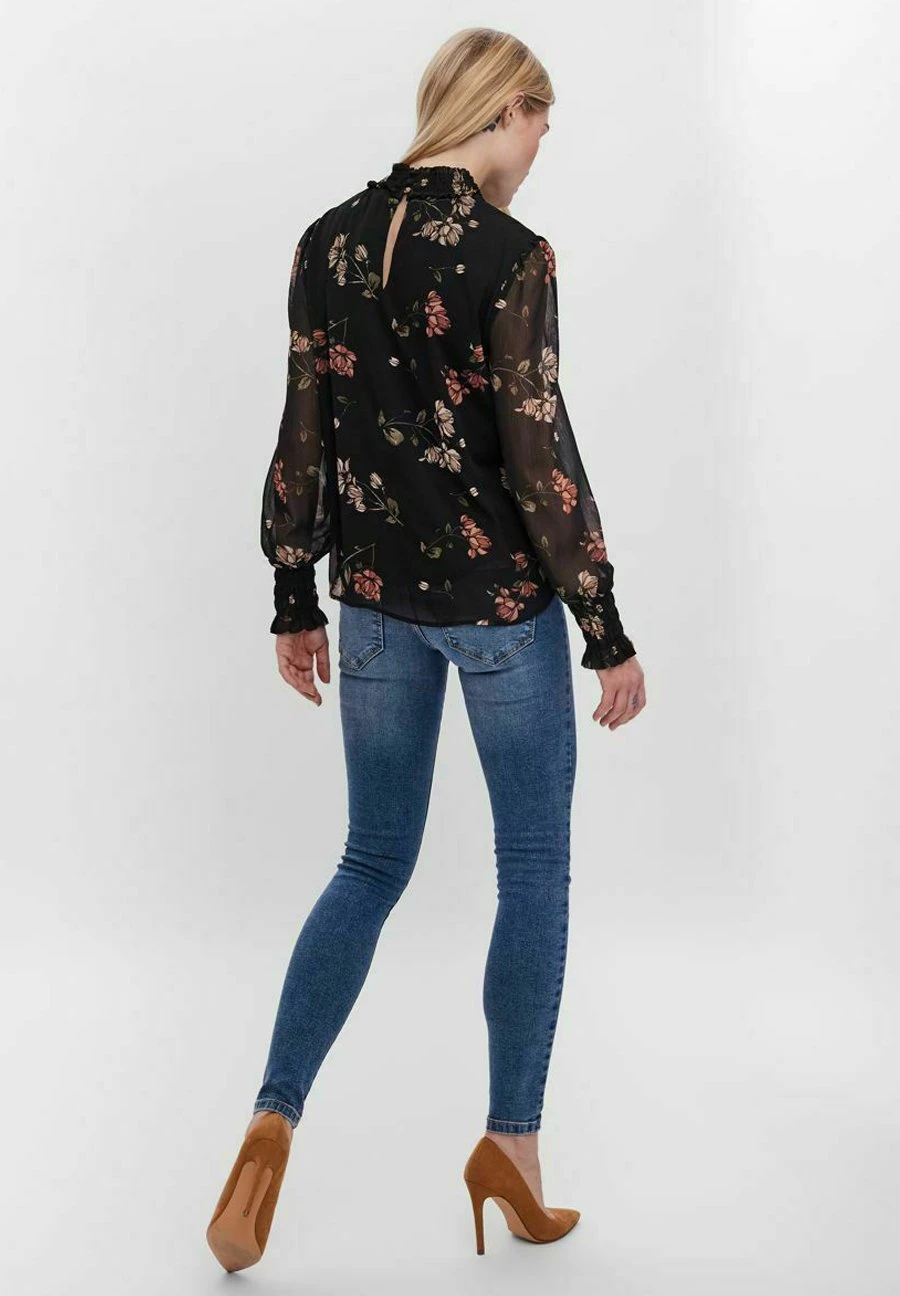 Vero Moda Vmsmilla - T-Shirt À Manches Longues - Black 3 Vero Moda Vmsmilla - T-Shirt À Manches Longues - Black – Image 3