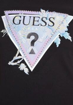 Guess Ss Cn Alva Tee - T-Shirt Imprimé - Black -Defacto Boutique 118cf1e0f5384ca0ad39a67582df5750