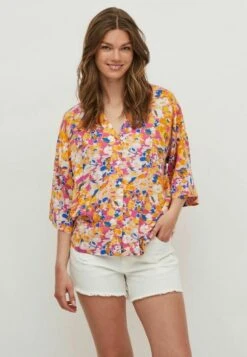 Vila Geblümte - Chemisier - Phlox Pink