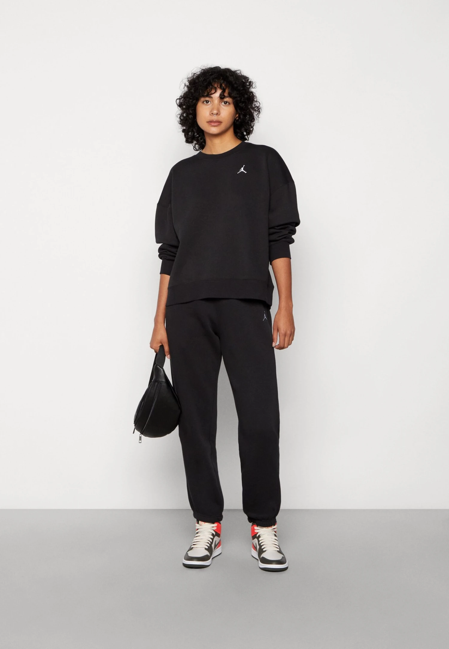 Jordan W J Brkln Flc Crew - Sweatshirt - Black 2 Jordan W J Brkln Flc Crew - Sweatshirt - Black – Image 2