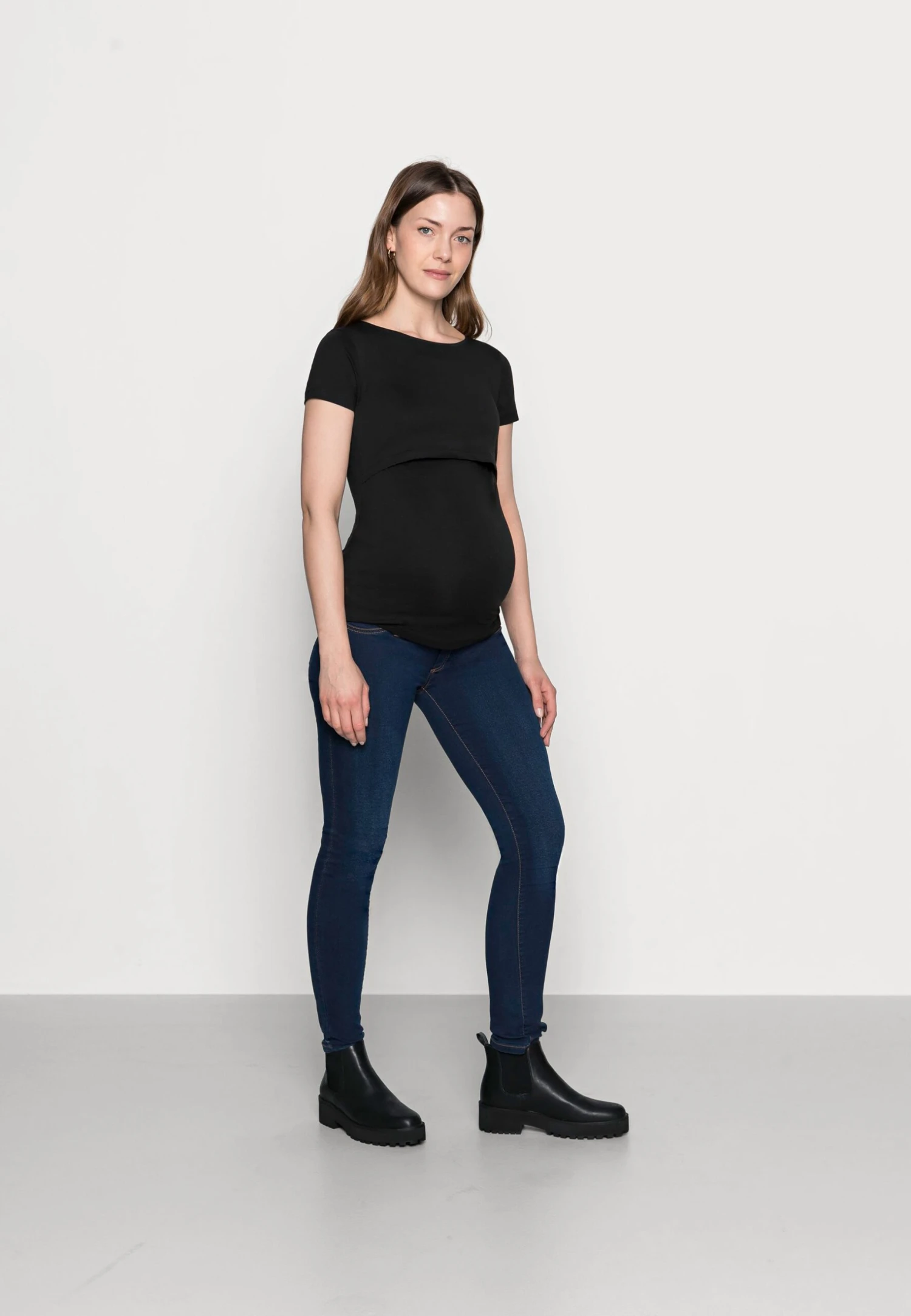 Nursing 2Er Pack - Basic T-Shirt - T-Shirt Basique - Dark Blue/Black 1 Nursing 2Er Pack - Basic T-Shirt - T-Shirt Basique - Dark Blue/Black