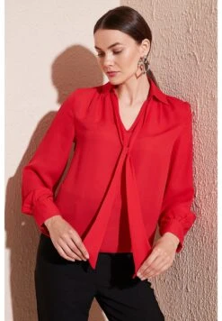 LELA Regular Fit - Blouse - Red -Defacto Boutique 24b18d6a4262408c998e43a3c302f88a