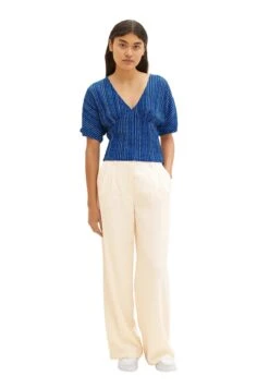 Tom Tailor T-Shirt Imprimé - Hell Blau