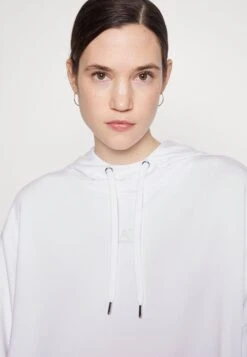 EA7 Emporio Armani Sweatshirt - White/Silver -Defacto Boutique 27a1642dfe254b0d88c34fae7754916c