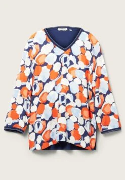 Tom Tailor Mit Allover-Print - T-Shirt À Manches Longues - Navy Flower Design -Defacto Boutique 2a6363d560e04439931dce26bffd28af