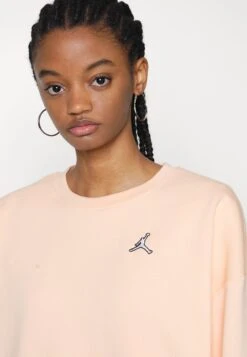 Jordan W J Brkln Flc Crew - Sweatshirt - Sunset Haze -Defacto Boutique 3026b035dc3c4179951c2a438b41ba89