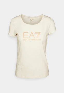 EA7 Emporio Armani T-Shirt Imprimé - Beige/Gold -Defacto Boutique 306a6e88aa994d84a5d9c527d8c15b1e
