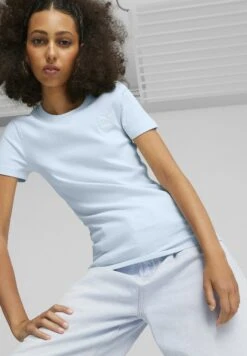 Puma Classics Slim - T-Shirt Basique - Icy Blue