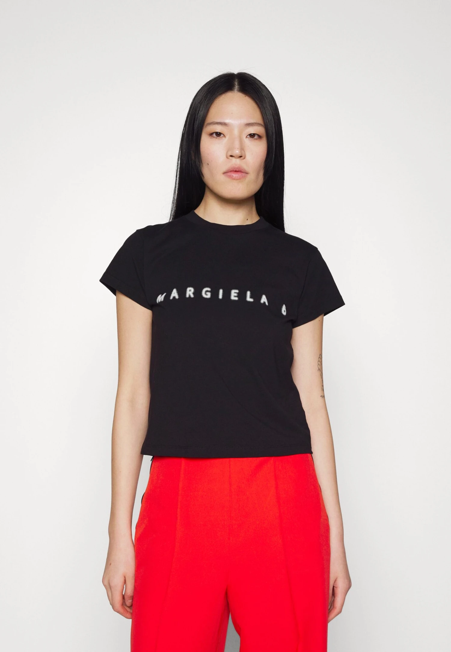 MM6 Maison Margiela T-Shirt Imprimé - Black 3 MM6 Maison Margiela T-Shirt Imprimé - Black – Image 3