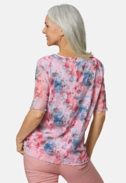 GOLDNER Blouse - Lagoon / Apricot / Patterned -Defacto Boutique 3c7bc604e409467cb031c3b576cc7921