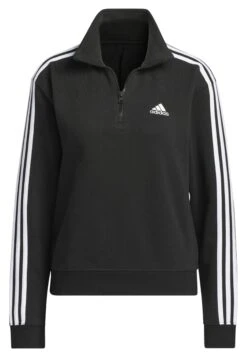Adidas Sportswear Essentials Quarter-Zip - Sweatshirt - Black/White