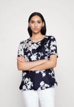 Max Mara Leisure Fagus - T-Shirt Imprimé - Blu Marino