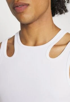 YOURTURN Unisex - Débardeur - White -Defacto Boutique 4481c7c0d47a4d83b26aed8753b9f6ab