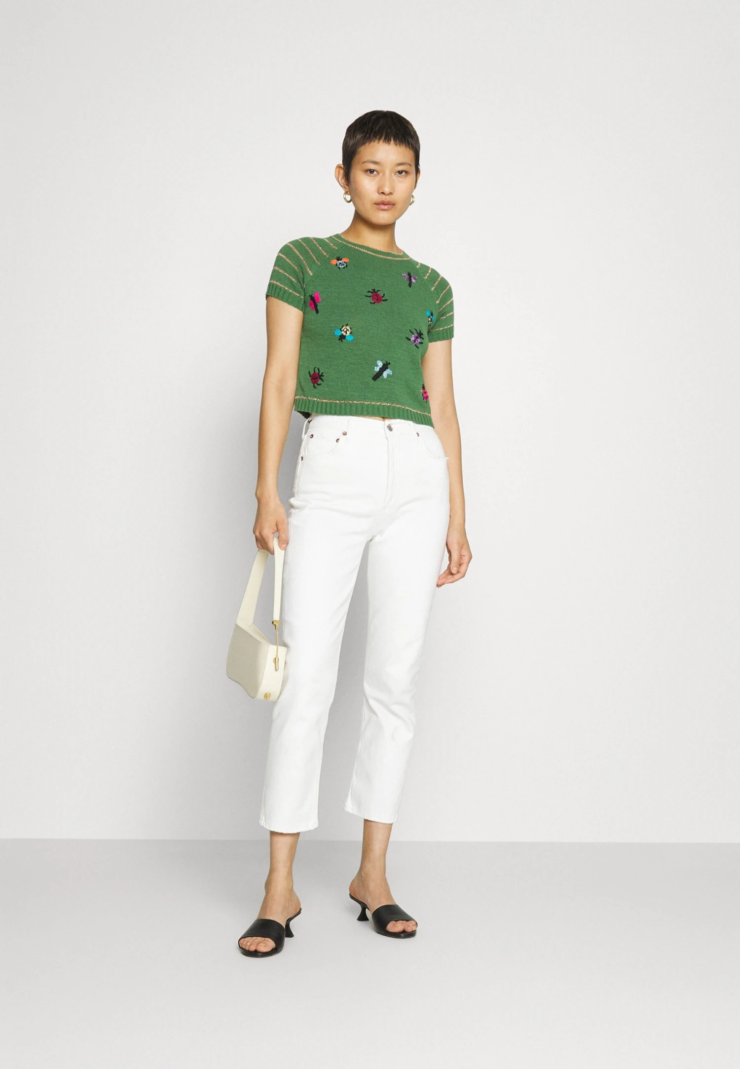 MAX & Co. Collier - T-Shirt Imprimé - Green 2 MAX & Co. Collier - T-Shirt Imprimé - Green – Image 2
