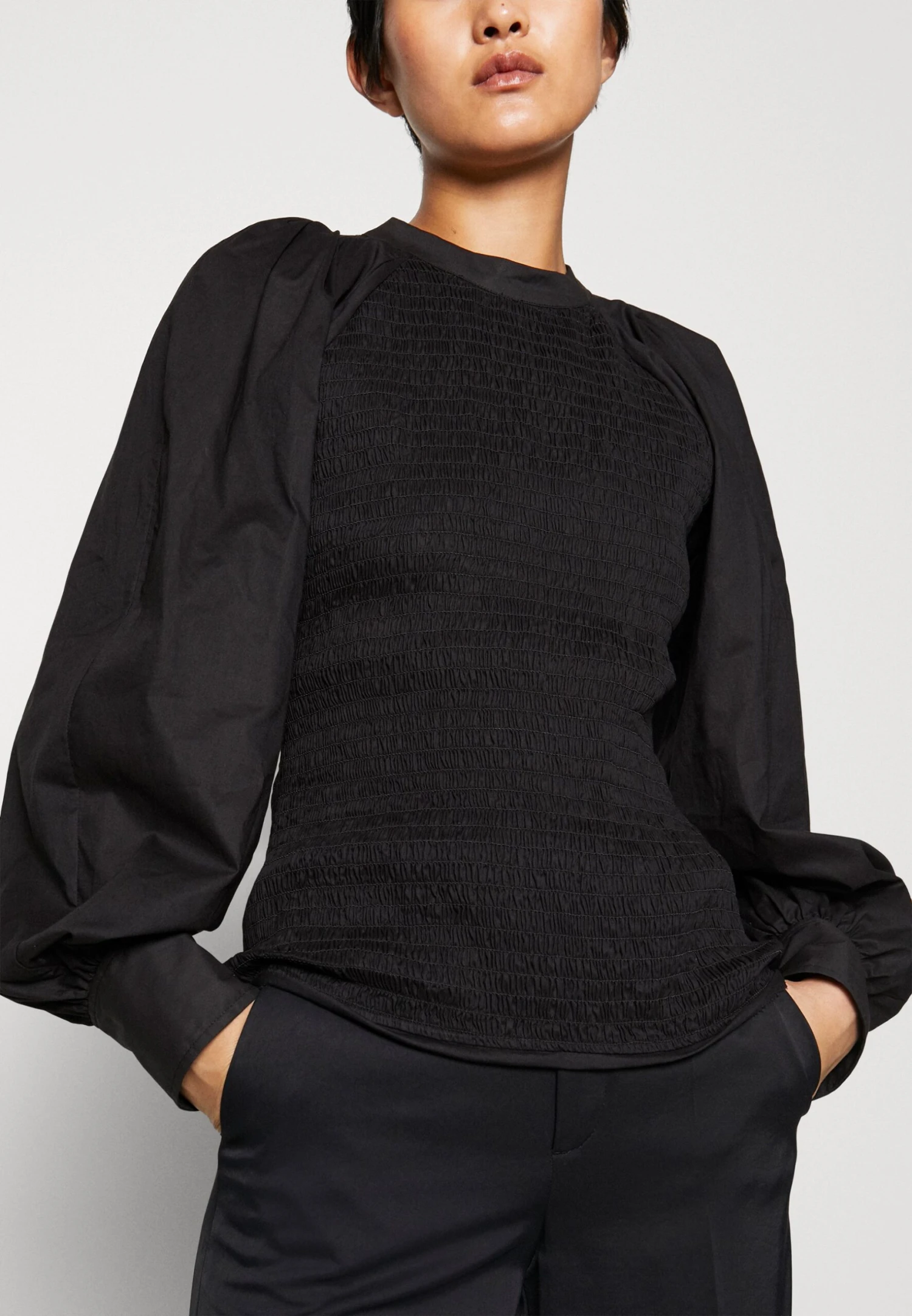 3.1 Phillip Lim Voile - Blouse - Black 6 3.1 Phillip Lim Voile - Blouse - Black – Image 6