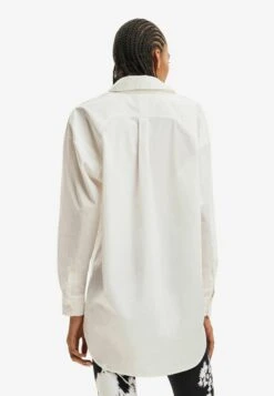 Desigual Oversize Flower - Chemisier - White -Defacto Boutique 4c7d165780fb4a309bcbd60c64b8bb86