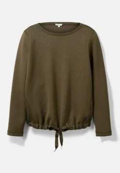 Tom Tailor Mit Kordelzug  - Sweatshirt - Tarmac Khaki -Defacto Boutique 501d384ad0a3446eba61e133114af4df