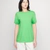 Scotch & Soda Regular Fit With Splitted Hem - T-Shirt Basique - Bright Parakeet