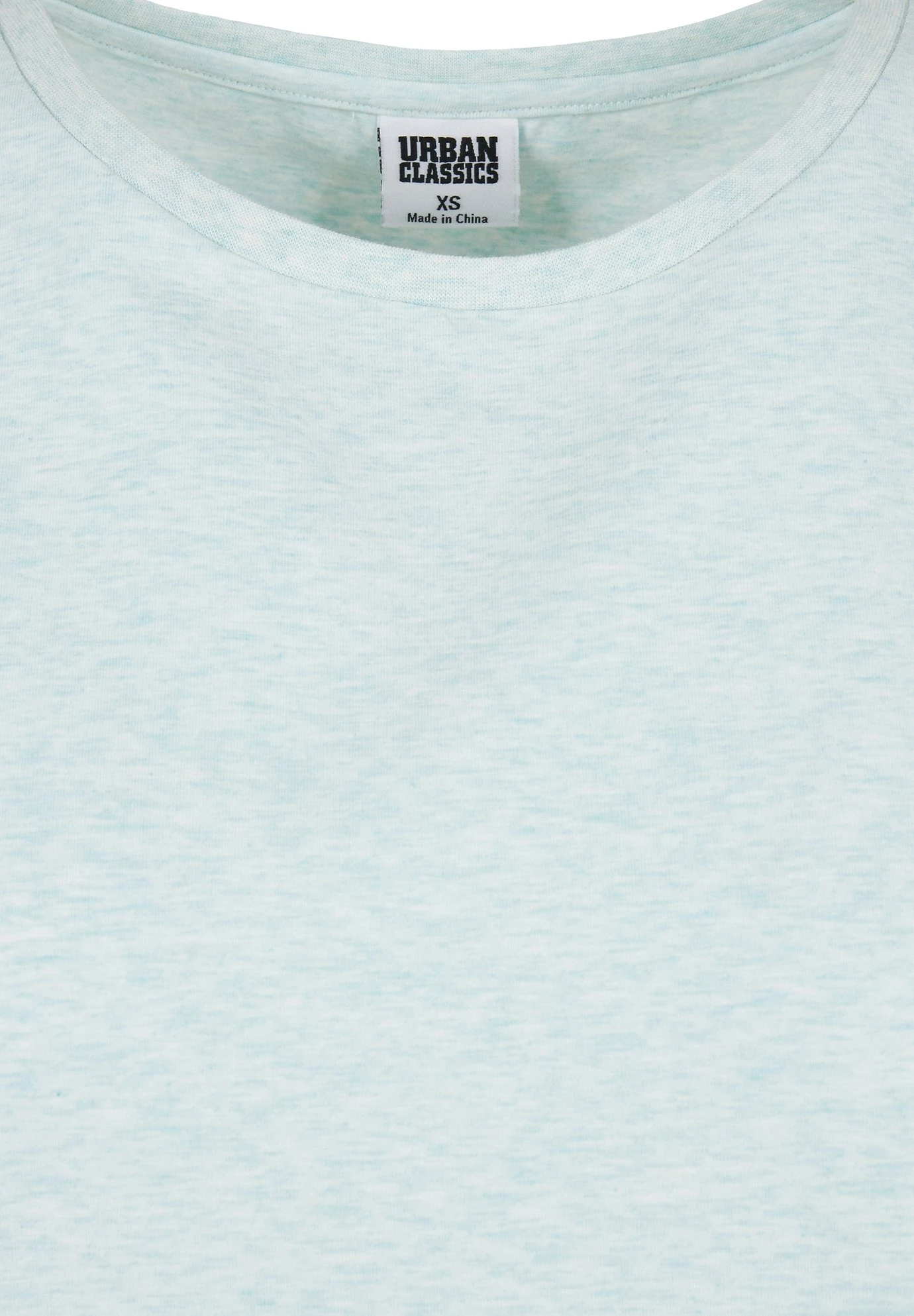 URBAN CLASSICS Ladies Color Melange Extended Shoulder Tee - T-Shirt Basique - Aqua Melange 7 URBAN CLASSICS Ladies Color Melange Extended Shoulder Tee - T-Shirt Basique - Aqua Melange – Image 7