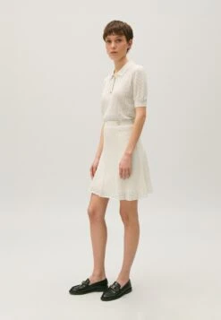 CLAUDIE PIERLOT Mymoney - Jupe Trapèze - Ecru -Defacto Boutique 5344429b448f4ae682253c1e6d2d2e17