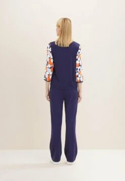 Tom Tailor Mit Allover-Print - T-Shirt À Manches Longues - Navy Flower Design -Defacto Boutique 549dafa9675144c8994539e76c1901ac