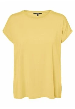 Vero Moda Vmava Plain Ss Gajrs Noos - T-Shirt Basique - Golden Cream -Defacto Boutique 586c37c29d544eda9f85af01db515997