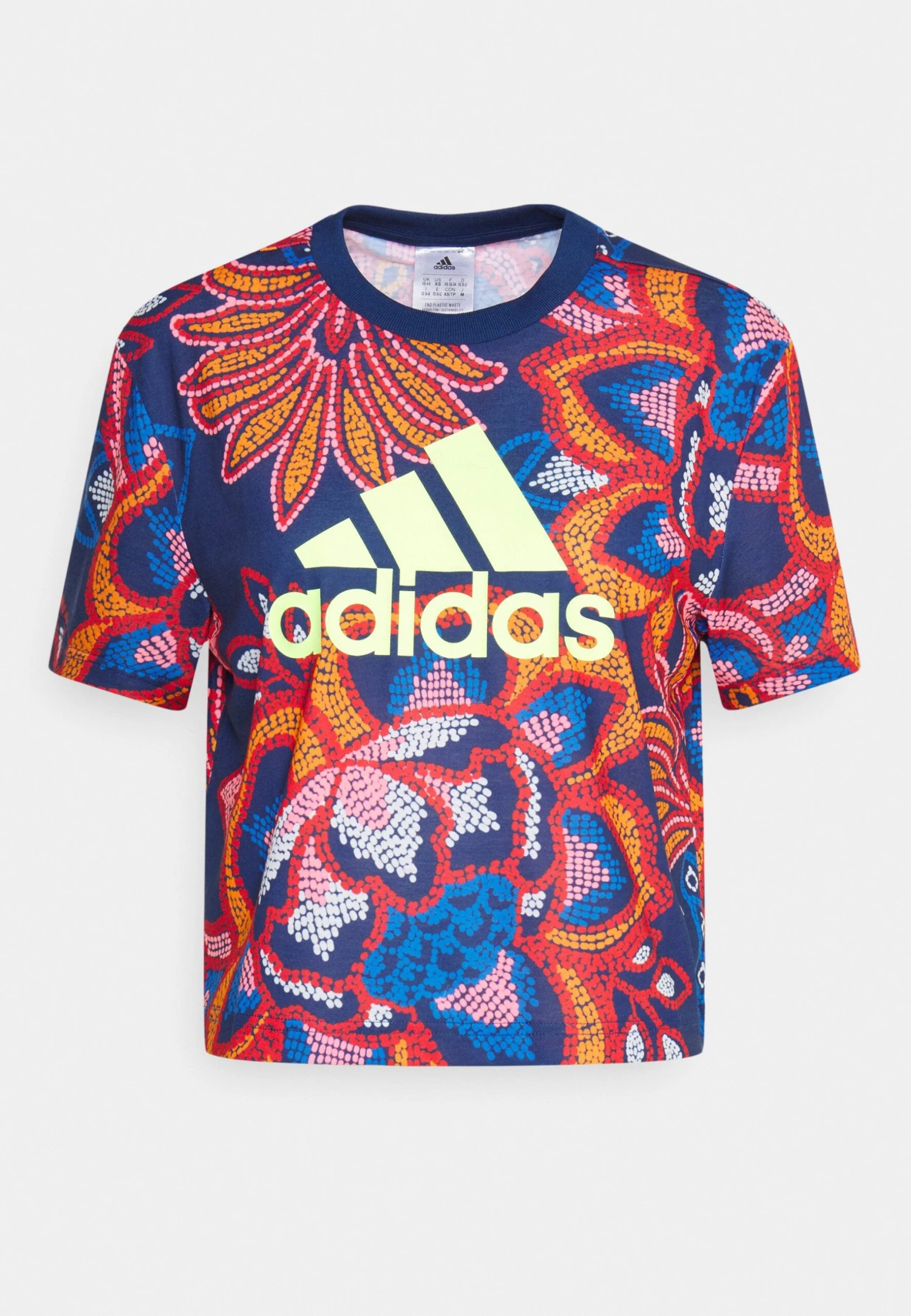 ADIDAS PERFORMANCE Farm Gfx - T-Shirt Imprimé - Mystery Blue Hi Res Yellow 1 ADIDAS PERFORMANCE Farm Gfx - T-Shirt Imprimé - Mystery Blue Hi Res Yellow