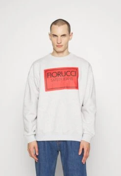 FIORUCCI Safety Jeans Print Sweater Unisex - Sweatshirt - Grey