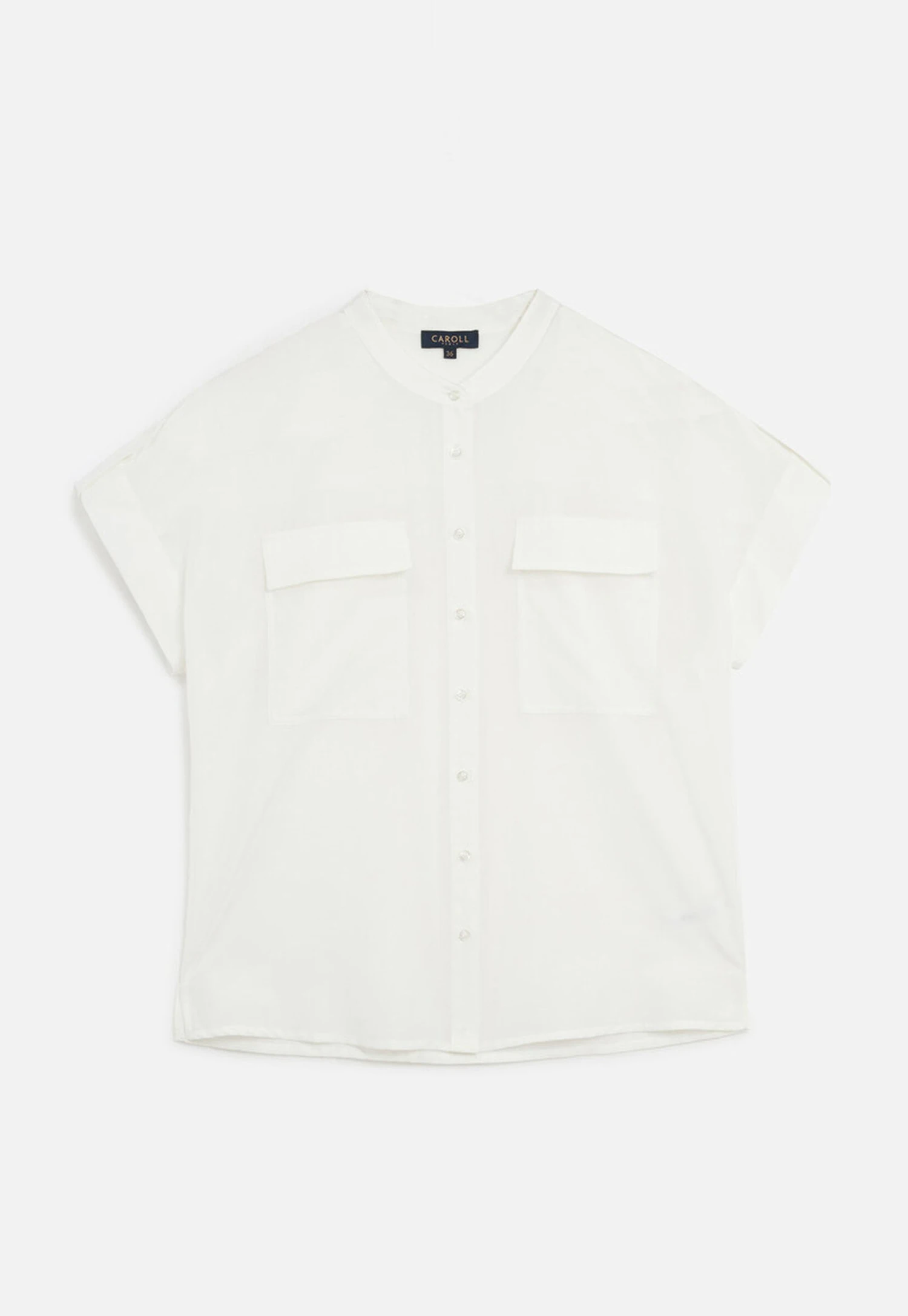 Caroll Fashion Elegant Modern Alla - Blouse - Ivory 5 Caroll Fashion Elegant Modern Alla - Blouse - Ivory – Image 5