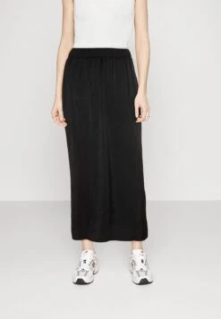 Monki Jupe Longue - Black Dark