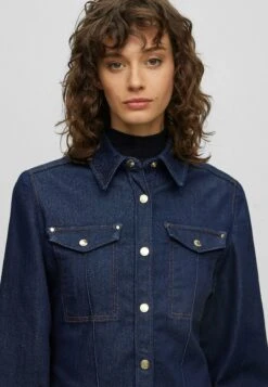 Boss Chemisier - Dark Blue -Defacto Boutique 65d24032f0824957b3cba9ddd6e82731