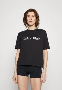 Calvin Klein Performance Relaxed - T-Shirt Imprimé - Black Beauty