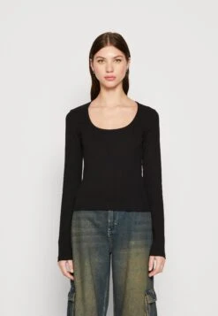 JJXX Jxfura - T-Shirt À Manches Longues - Black