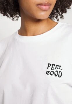 Even&Odd Clare Feel Good Chest Artwork - T-Shirt Imprimé - White 9 Even&Odd Clare Feel Good Chest Artwork - T-Shirt Imprimé - White -Defacto Boutique 776ed0e7e8de4b1ba859a48e031bf46e