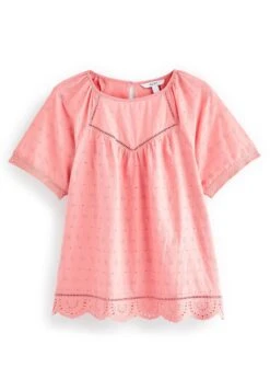 Next Short Sleeve Broderie Standard - Blouse - Blush Pink -Defacto Boutique 7918b5bb0cab48aaa443653836004d4a
