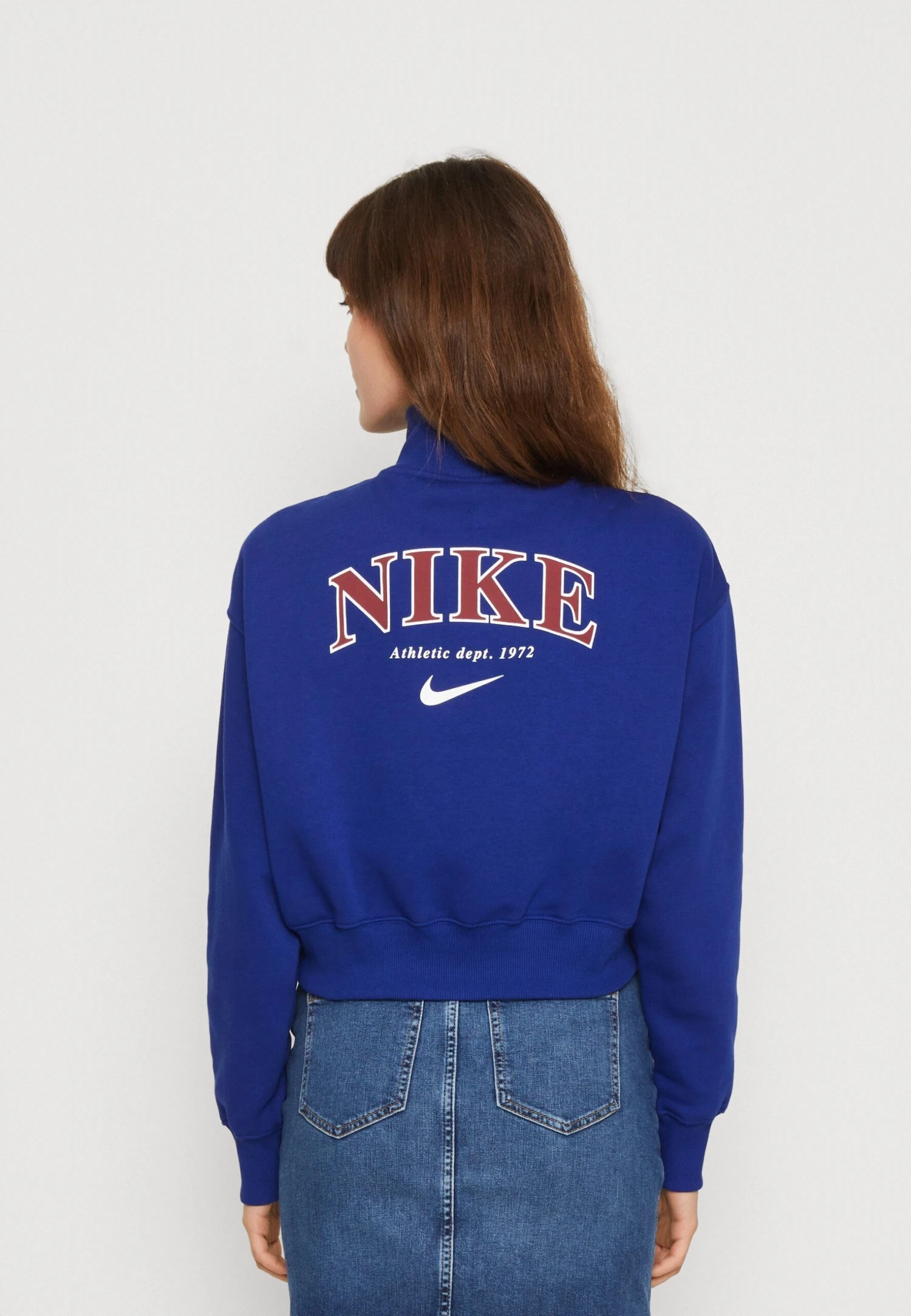 Nike Sportswear Crop - Sweatshirt - Deep Royal 1 Nike Sportswear Crop - Sweatshirt - Deep Royal