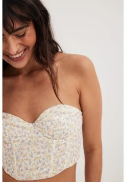NA-KD Phiaka Printed Corset - Débardeur - Multi-Coloured -Defacto Boutique 838714ec0a534f44800d9a0cdb1d4b47