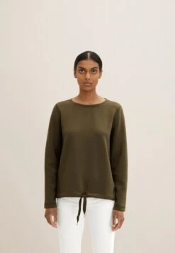 Tom Tailor Mit Kordelzug  - Sweatshirt - Tarmac Khaki