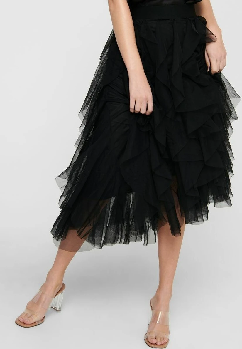 ONLY Onlsky Skirt - Jupe Trapèze - Black 4 ONLY Onlsky Skirt - Jupe Trapèze - Black – Image 4