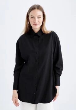 DeFacto Relax Fit - Chemisier - Black