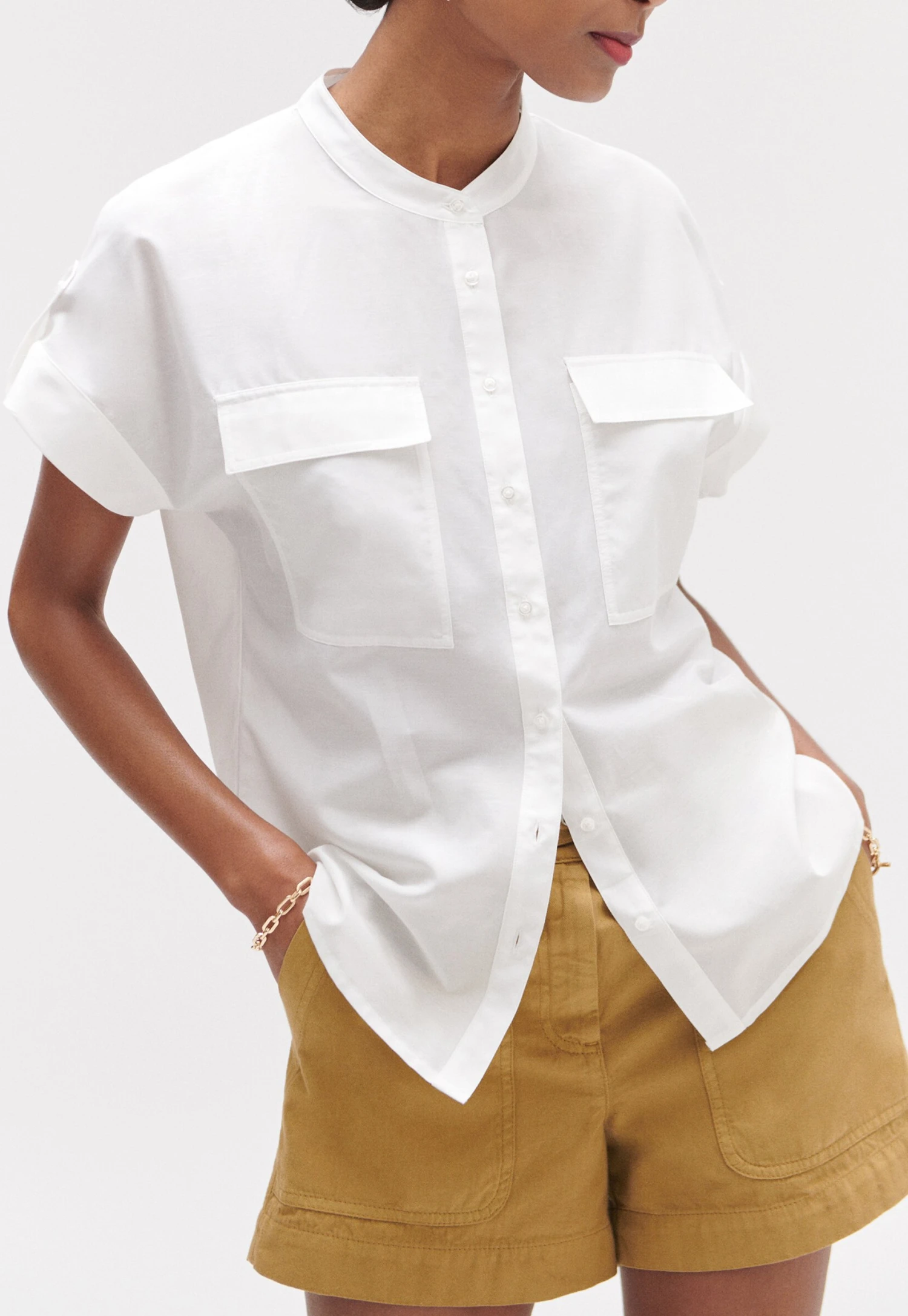 Caroll Fashion Elegant Modern Alla - Blouse - Ivory 3 Caroll Fashion Elegant Modern Alla - Blouse - Ivory – Image 3