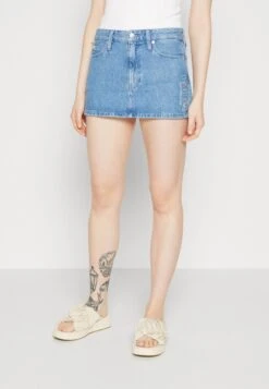 Calvin Klein Jeans Micro Skirt - Minijupe - Denim Light