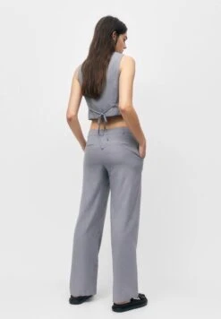 PULL & BEAR With Seam Detail - Pantalon Classique - Grey -Defacto Boutique 8d703f52ecff4a4e9f93dfa6e57f1899