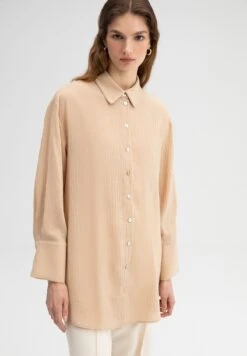 Seersucker Relax - Chemisier - Stone