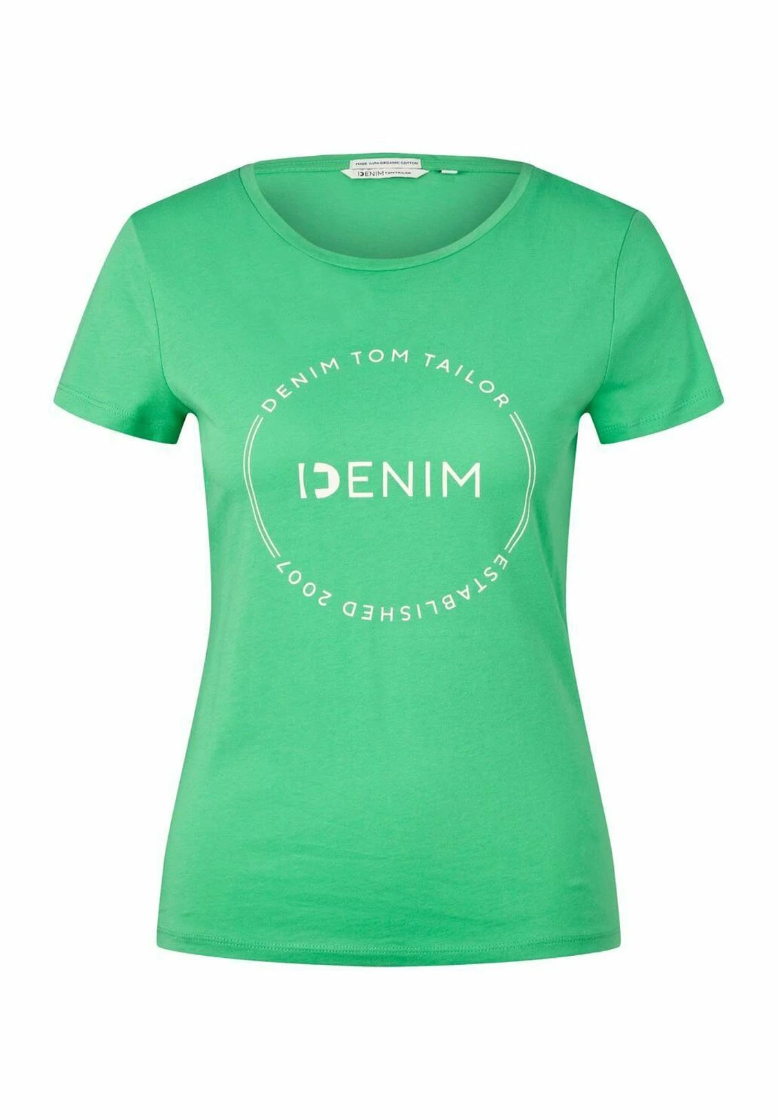 TOM TAILOR Denim Round Logo - T-Shirt Imprimé - Strong Green 5 TOM TAILOR Denim Round Logo - T-Shirt Imprimé - Strong Green – Image 5