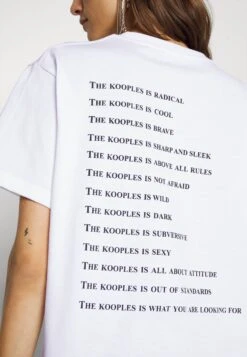 THE KOOPLES Tee Shirt - T-Shirt Imprimé - White -Defacto Boutique 9a5e96cd9b4146f5b6d63e0002b432f9