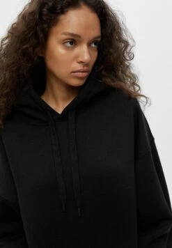 PULL & BEAR Oversize - Sweat À Capuche - Mottled Black -Defacto Boutique 9a6f9c94122d4546b0e3e0dd8681306e