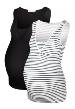 2 Pack - Débardeur - Black Black White -Defacto Boutique a04dd27a03114f5b80d5d87d7940692c