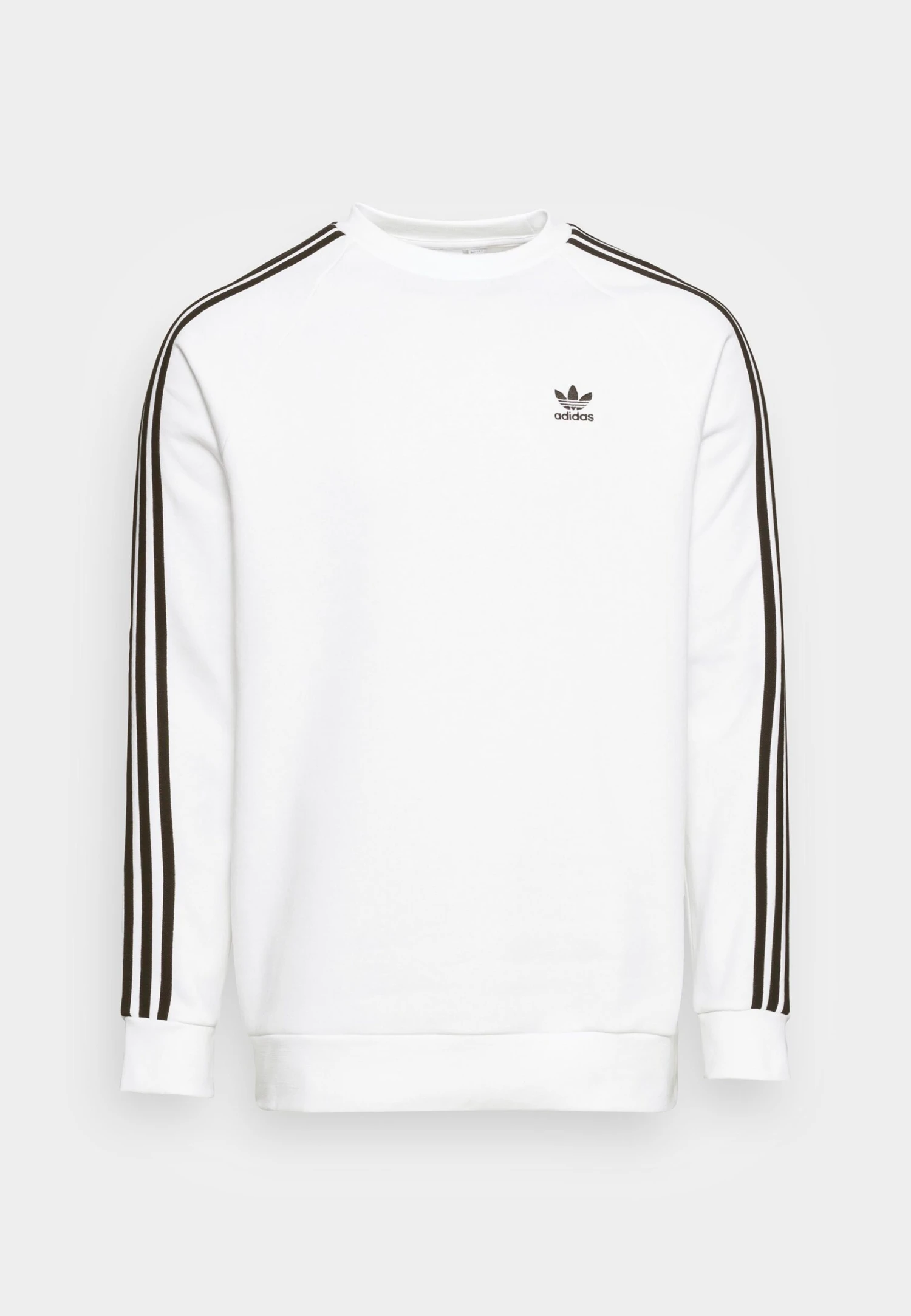 Adidas Originals Adicolor Classics 3-Stripes Crew - Sweatshirt - White 4 Adidas Originals Adicolor Classics 3-Stripes Crew - Sweatshirt - White – Image 4