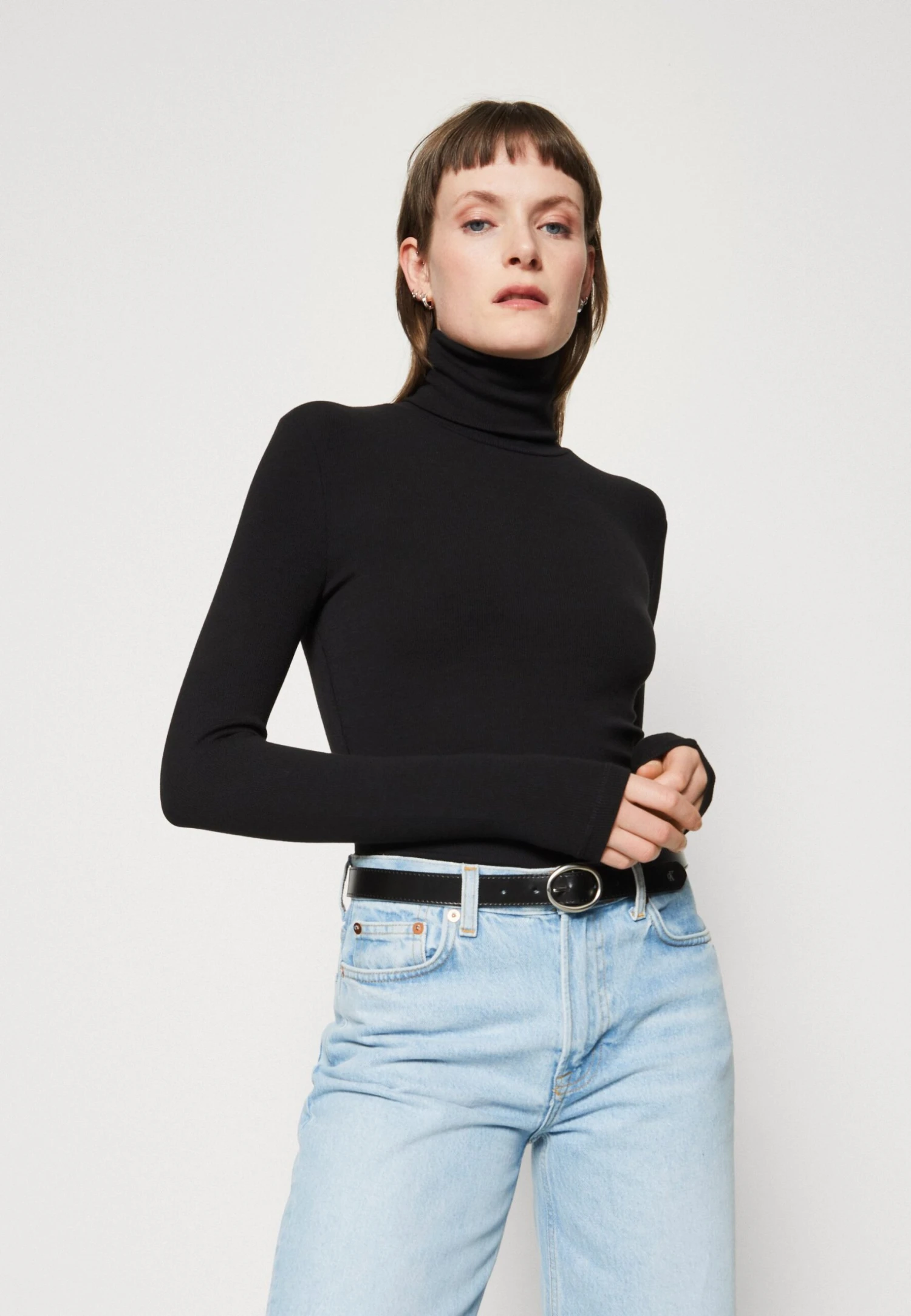 Calvin Klein Longsleeve Turtleneck - T-Shirt À Manches Longues - Black 4 Calvin Klein Longsleeve Turtleneck - T-Shirt À Manches Longues - Black – Image 4